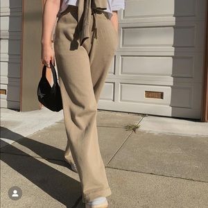 Kotn Wide Leg Sweatpant in Coriander